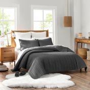 UGG&reg; Dawn 3-Piece King Quilt Set in Charcoal