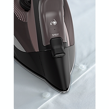 Rowenta&reg; Accessteam DW2361Q1 Steam Iron in Black/Purple. View a larger version of this product image.