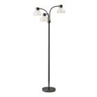 Alternate image 0 for HomeRoots Adjustable 3-Arm Metal Floor Lamp in Black