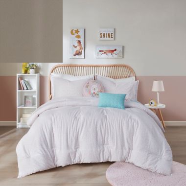 Urban Habitat Kids Iris Reversible Comforter Set in Blush. View a larger version of this product image.
