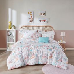 Urban Habitat Kids Iris 5-Piece Reversible Full/Queen Comforter Set in Blush