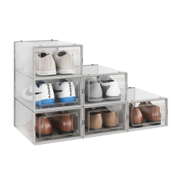 Simply Essential ™ SwingFront Shoe Storage Box (Set of 6) Bed Bath