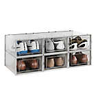 Alternate image 12 for Simply Essential&trade; Swing-Front Shoe Storage Boxes (Set of 6)