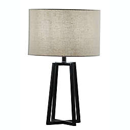 Black Brass 20-Inch Table Lamp