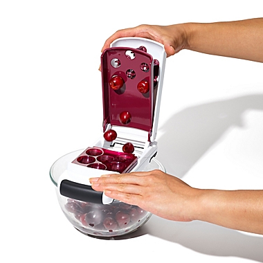 OXO Good Grips&reg; Quick Release Multi-Cherry Pitter. View a larger version of this product image.