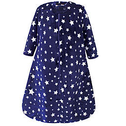 Hudson Baby® Size 18-24M Stars Plush Wearable Blanket in Blue