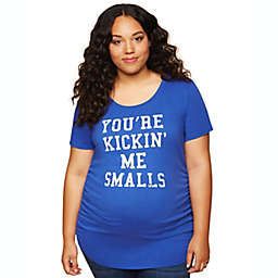 Motherhood Maternity® Plus Size "You're Kickin' Me Smalls" Tee