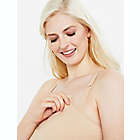 Alternate image 2 for Motherhood Maternity&reg; 2X Plus Size Seamless Rib Knit Maternity and Nursing Bra in Nude