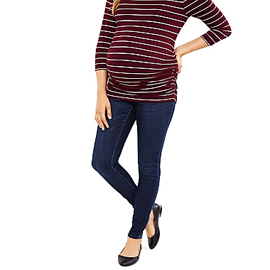 Motherhood Maternity&reg; Medium Jessica Simpson Secret Fit Maternity Jegging in Dark Wash. View a larger version of this product image.