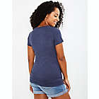Alternate image 2 for Motherhood Maternity&reg; Medium &quot;Mama To Be&quot; Maternity Graphic Tee in Navy