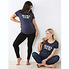 Alternate image 1 for Motherhood Maternity&reg; Medium &quot;Mama To Be&quot; Maternity Graphic Tee in Navy