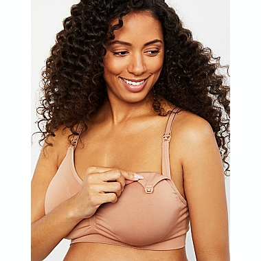 Motherhood Maternity&reg; Medium Full Busted Seamless Nursing and Maternity Bra in Nude. View a larger version of this product image.