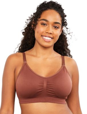 Motherhood Maternity&reg; Small Full Busted Seamless Nursing and Maternity Bra in Brown