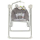 Alternate image 1 for Dream On Me Sway 2-in-1 Infant Cradling Musical Swing and Rocker in Grey