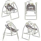 Alternate image 2 for Dream On Me Sway 2-in-1 Infant Cradling Musical Swing and Rocker in Grey