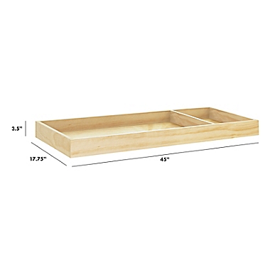 Babyletto Universal Wide Removable Changing Tray in Natural. View a larger version of this product image.