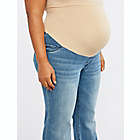 Alternate image 1 for Motherhood Maternity&reg; 1X Secret Fit Belly Stretch Boot Cut Jeans in Indigo Blue