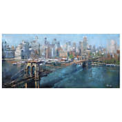 Courtside Market&reg; Brooklyn Bridge 3&#39;9 x 8&#39; Wall Mural