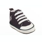 Alternate image 0 for Ralph Lauren Layette Size 9-12M Canvas Lace Up Hi Top Sneaker in Navy