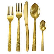 MegaChef Baily 20-Piece Flatware Set in Gold