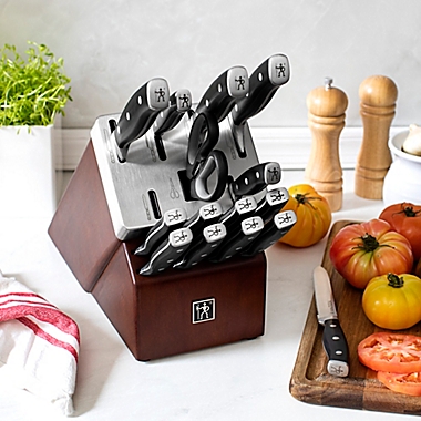 HENCKELS International Forged Accent 16-Piece Self-Sharpening Knife Block Set. View a larger version of this product image.