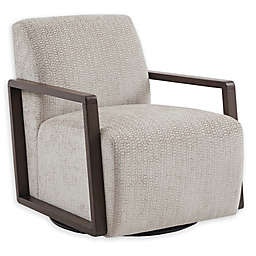 Madison Park® Reed Swivel Chair in Light Tan