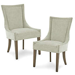Madison Park Signature Ultra Dining Side Chair in Light Grey (Set of 2)
