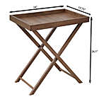Alternate image 1 for Bee &amp; Willow&trade; Wood Tray Table in Walnut