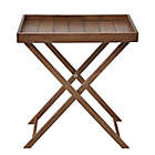 Alternate image 2 for Bee &amp; Willow&trade; Wood Tray Table in Walnut