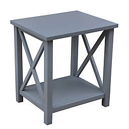 Bee &amp; Willow&trade; Crossey End Table in Light Grey