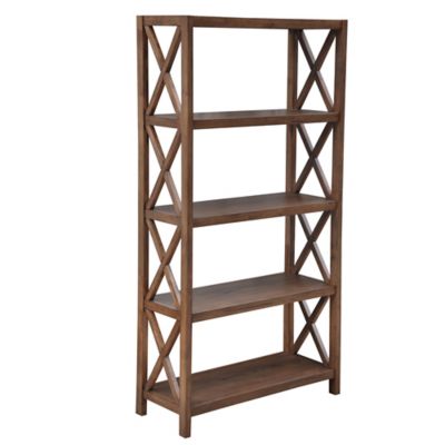 3 Shelf Folding Stackable 27 5 Inch, 52 Inch Wide Bookcase