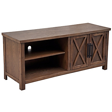 Bee &amp; Willow&trade; Crossey TV Stand in Walnut. View a larger version of this product image.
