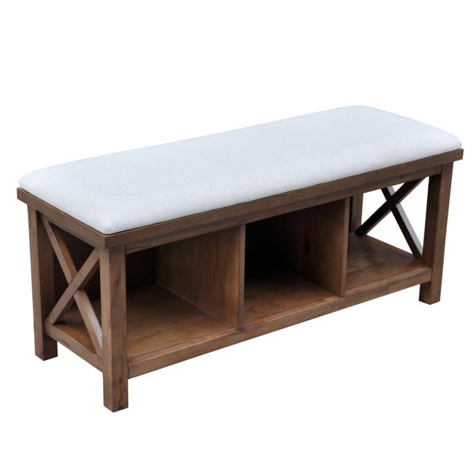 Bee & Willow™ Crossey Entryway Bench Bed Bath and Beyond Canada