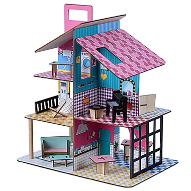 Teamson Kids Dreamland 360 Pop Dollhouse with Accessories. View a larger version of this product image.