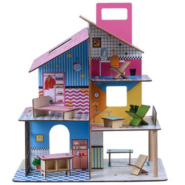 Teamson Kids Dreamland 360 Pop Dollhouse with Accessories. View a larger version of this product image.
