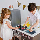Alternate image 9 for Teamson Kids Milano Modern Play Kitchen in Grey