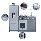 Alternate image 4 for Teamson Kids Milano Modern Play Kitchen in Grey