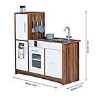Alternate image 3 for Teamson Kids Palm Spring Play Kitchen in White/Wood