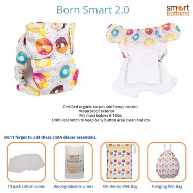 smart bottoms&reg; Born Smart 2.0 Sprinkles Cloth Diaper. View a larger version of this product image.
