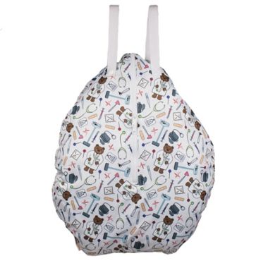 smart bottoms&reg; Doc Hanging Wet Bag in White. View a larger version of this product image.