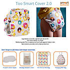 Alternate image 2 for smart bottoms&reg; Too Smart Sprinkles Diaper Cover in White