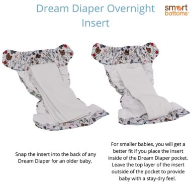 Smart Bottoms Too Smart Dream Overnight Diaper Insert. View a larger version of this product image.