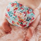 Alternate image 1 for smart bottoms&reg; Dream 2.0 Floral Cloth Diaper in Aqua