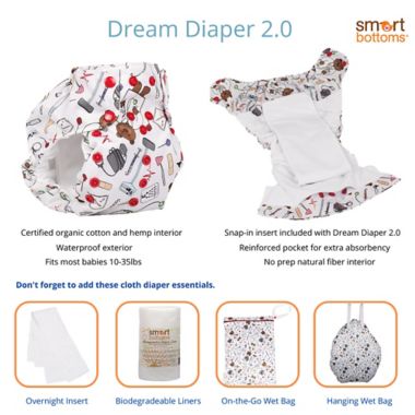 smart bottoms&reg; Dream 2.0 Doc Cloth Diaper. View a larger version of this product image.