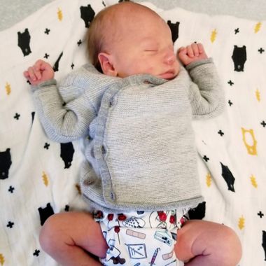 smart bottoms&reg; Born Smart 2.0 Doc Cloth Diaper. View a larger version of this product image.