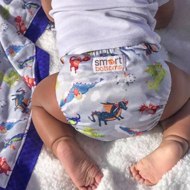 smart bottoms&reg; Dream 2.0 Dragon Cloth Diaper. View a larger version of this product image.