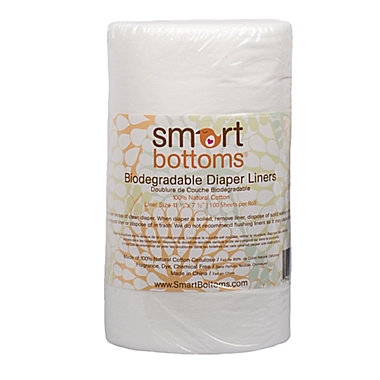 Smart Bottoms 100-Count Biodegradable Diaper Liners. View a larger version of this product image.