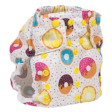smart bottoms&reg; Too Smart Sprinkles Diaper Cover in White. View a larger version of this product image.