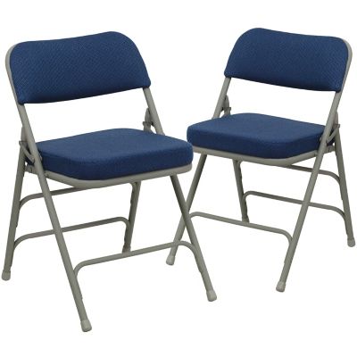Folding Chairs Flash Furniture Hercules Padded Folding Chairs (Set of 2) | Bed Bath &  Beyond