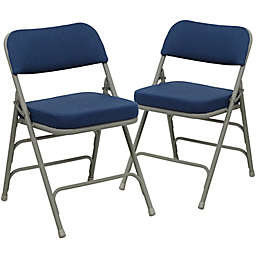 Flash Furniture Hercules Padded Folding Chairs (Set of 2)